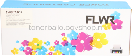 FLWR Brother TN-421 geel