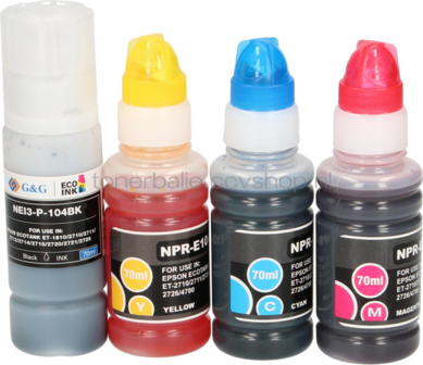FLWR Epson 104 Multipack zwart en kleur