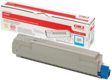 Oki C8600 / C8800 Toner cyaan