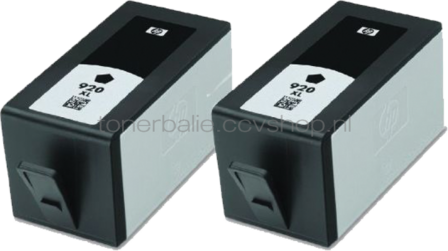 HP 920XL 2-pack zwart