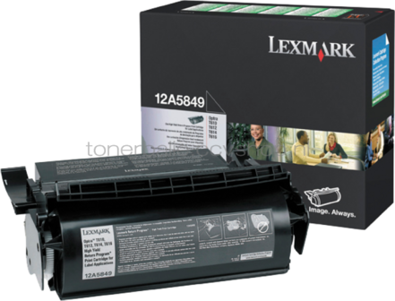 Lexmark 12A5849 zwart