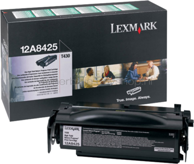 Lexmark 12A8425 zwart