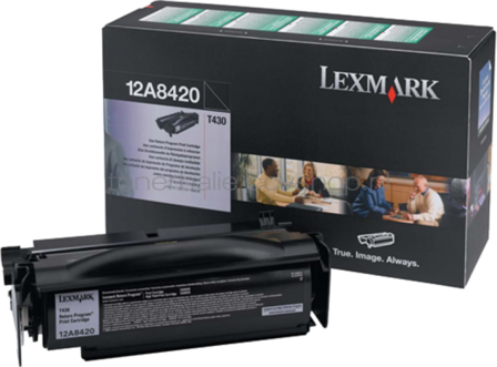 Lexmark 12A8420 zwart