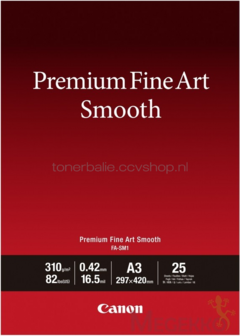 Canon Fine Art Smooth fotopapier  | A3 | 310 gr/m&sup2; 25 stuks