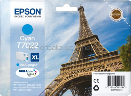 Epson T7022 cyaan