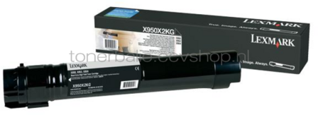 Lexmark XS955de zwart