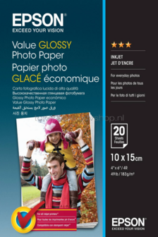 Epson Glace Premium Fotopapier Glans | 10x15 | 183 gr/m&sup2; 20 vellen
