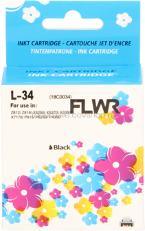 FLWR Lexmark 34XL zwart