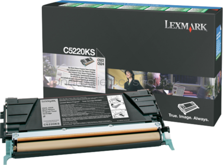 Lexmark C522/C524 toner zwart