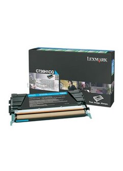Lexmark C736, X736, X738 cyaan