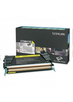 Lexmark C736, X736, X738 geel