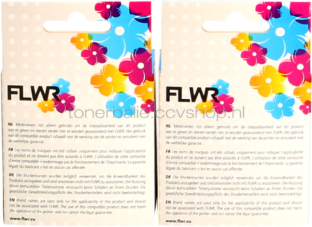 FLWR Canon PG-510/CL-511 Multipack zwart en kleur