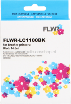 FLWR Brother LC-980BK zwart