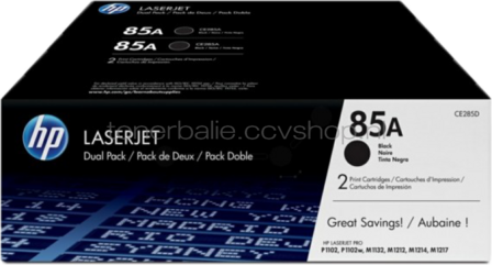 HP 85AD 2-pack zwart