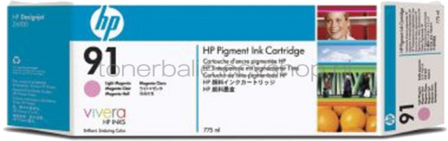 HP 91 3-pack licht magenta