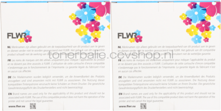 FLWR Epson (2X) 18XL Multipack zwart en kleur