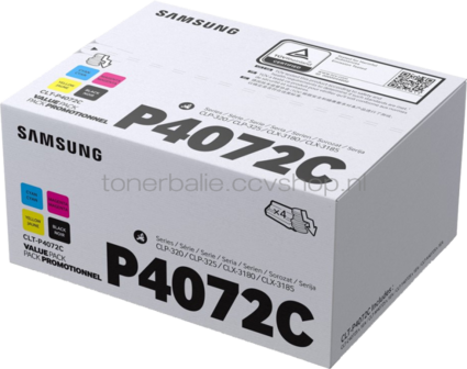 Samsung CLT-P4072C rainbow pack zwart en kleur