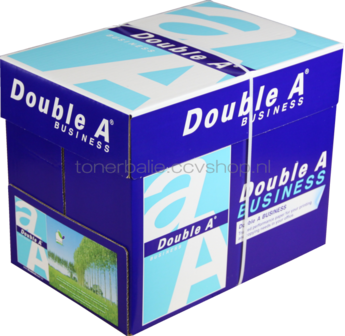 Double A Business A4 Papier 5 pakken (75 grams) wit