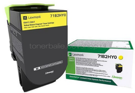 Lexmark 71B2HY0 geel