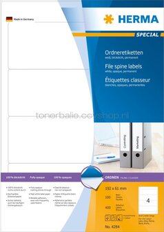 Herma 4284 192x61 mm