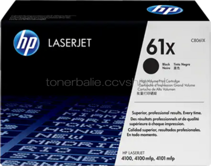 HP 61X hc zwart
