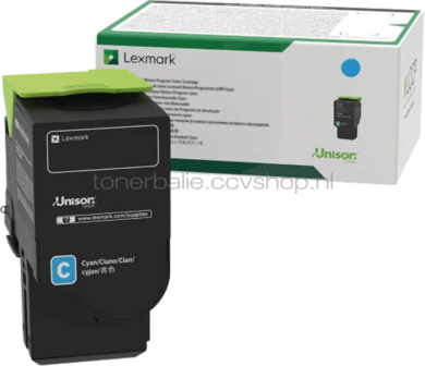 Lexmark 75M0H20 cyaan