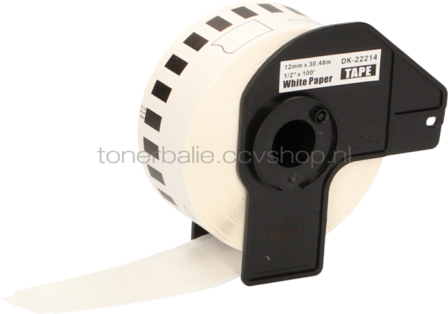 FLWR Brother DK-22214 12 mm x  30.48 M wit