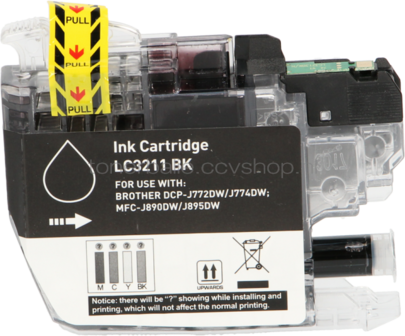 FLWR Brother LC-3211 zwart