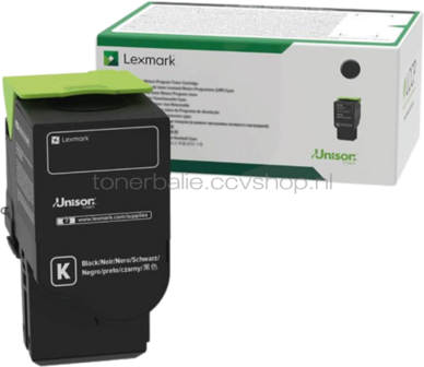 Lexmark 66S2000 zwart