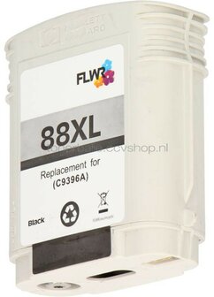 FLWR HP 88XL 4-pack zwart en kleur