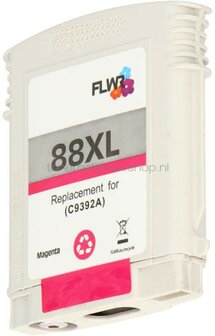 FLWR HP 88XL 4-pack zwart en kleur