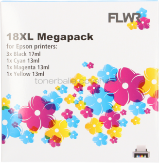 FLWR Epson T1811/2/3/4 Megapack