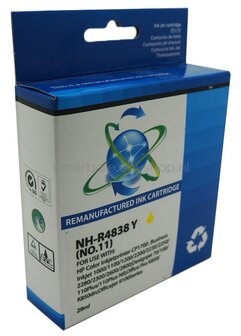 Huismerk HP 11 geel