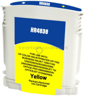 Huismerk HP 11 geel