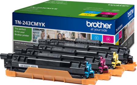 Brother TN-243CMYK zwart en kleur