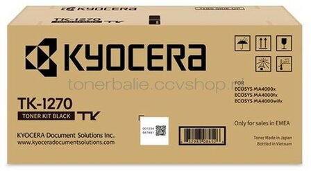Kyocera Mita TK-1270 toner  zwart