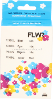 FLWR HP 934XL / 935XL Multipack zwart en kleur