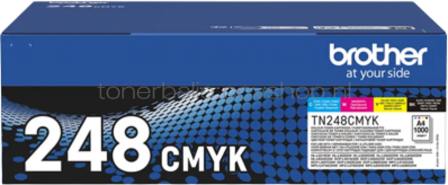 Brother TN-248VAL Multipack zwart en kleur