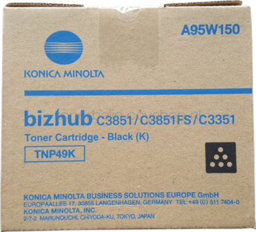 Konica Minolta TNP-49BK zwart