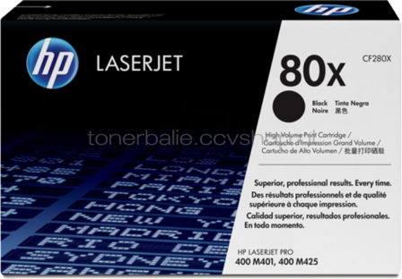 HP 80X zwart