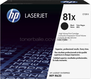HP 81X zwart