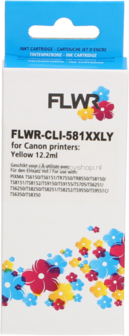FLWR Canon CLI-581XXL geel