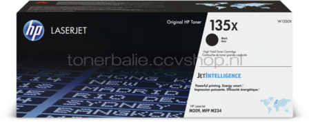 HP 135X zwart