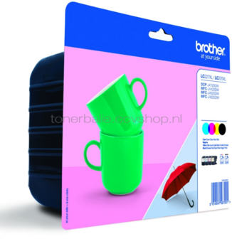 Brother LC-227XL Multipack zwart en kleur