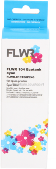 FLWR Epson 104 Ecotank cyaan