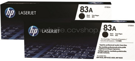 HP 83A 2-pack zwart