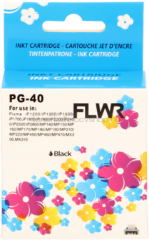 FLWR Canon PG-40 zwart