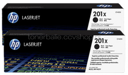 HP 201X 2-pack zwart