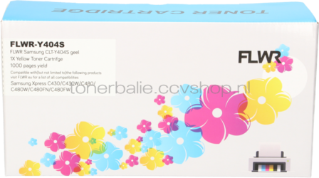 FLWR Samsung CLT-Y404S geel
