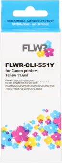 FLWR Canon CLI-551XL geel